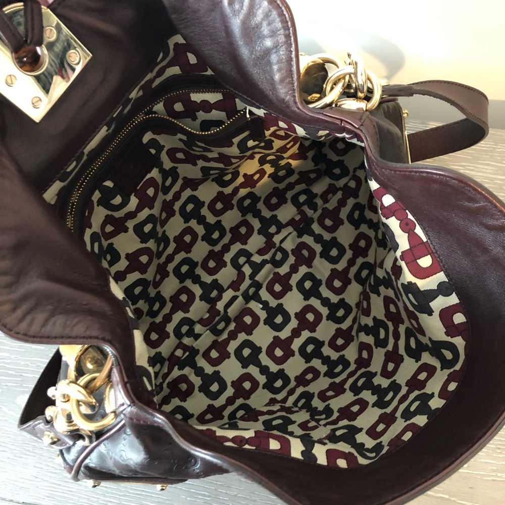 AUTHENTIC Gucci Guccisima Medium Indy Top Handle - Picture 6 of 8